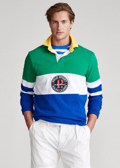 Polo Ralph Lauren Classic Fit Rugby Polo Shirt Herre Danmark (FZQUP5734)